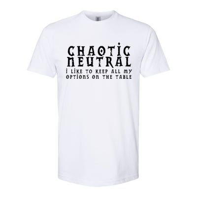 Chaotic Neutral Alignment Softstyle CVC T-Shirt