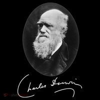 Charles Darwin Portrait Signature Evolution Atheist Science Zip Tote Bag