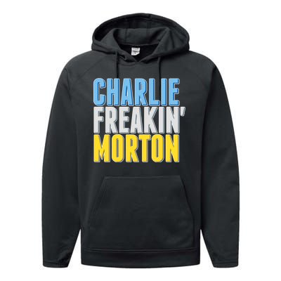 Charlie Freakin' Morton Tampa Bay baseball Performance Fleece Hoodie