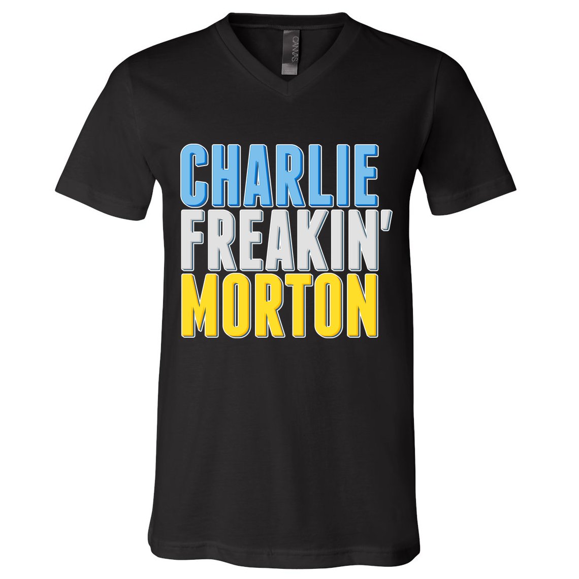 Charlie Freakin' Morton Tampa Bay baseball V-Neck T-Shirt