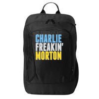 Charlie Freakin' Morton Tampa Bay baseball City Backpack