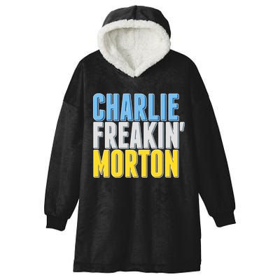 Charlie Freakin' Morton Tampa Bay baseball Hooded Wearable Blanket