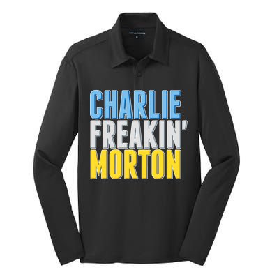 Charlie Freakin' Morton Tampa Bay baseball Silk Touch Performance Long Sleeve Polo