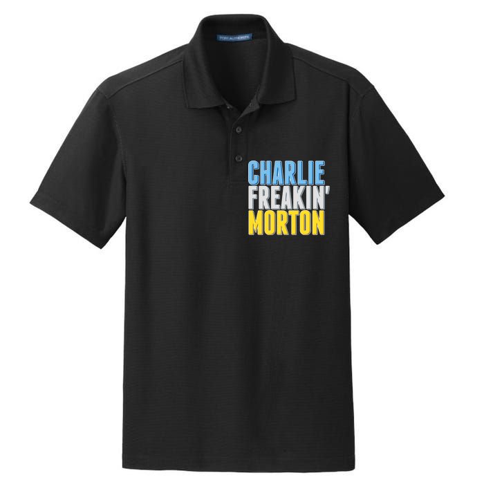 Charlie Freakin' Morton Tampa Bay baseball Dry Zone Grid Polo