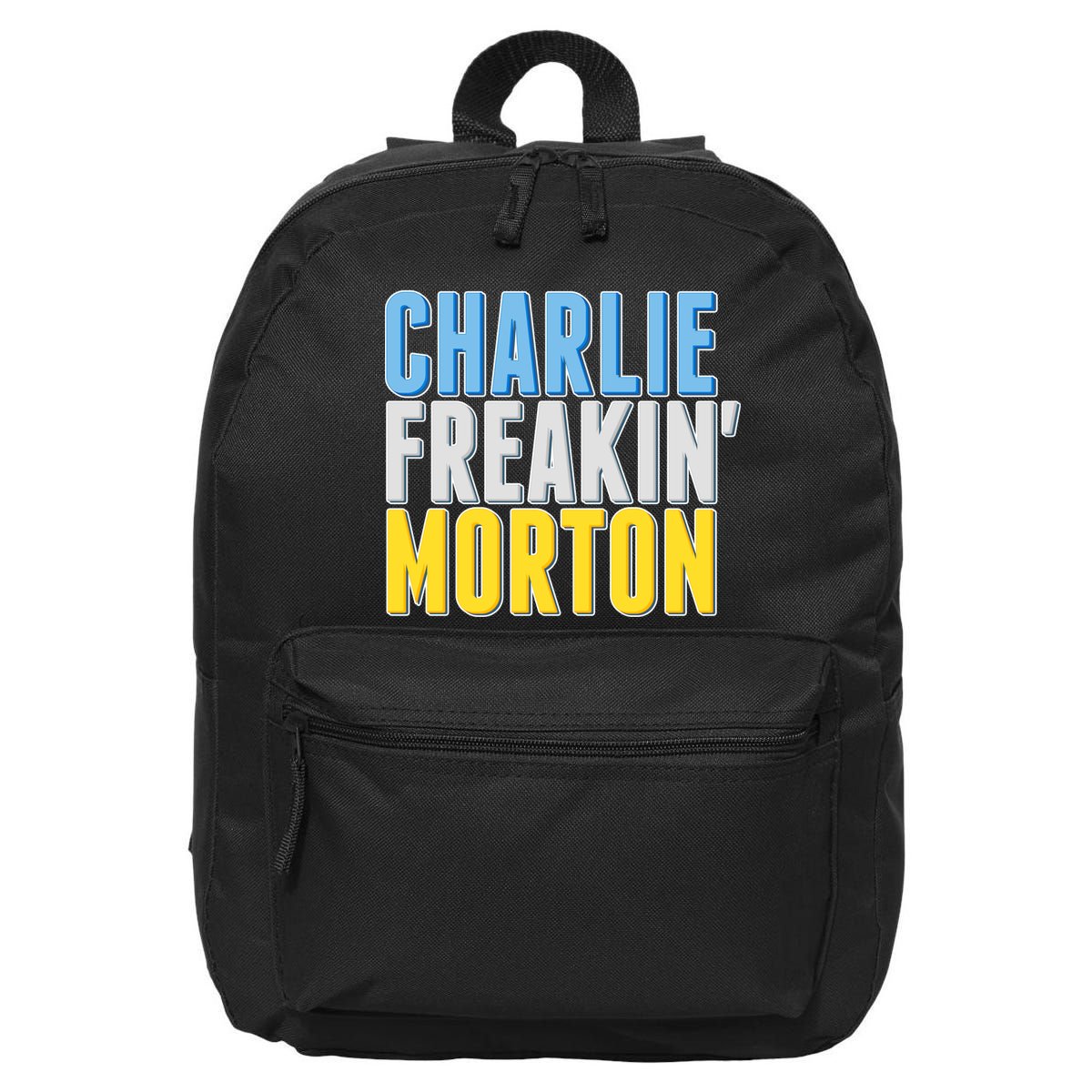 Charlie Freakin' Morton Tampa Bay baseball 16 in Basic Backpack