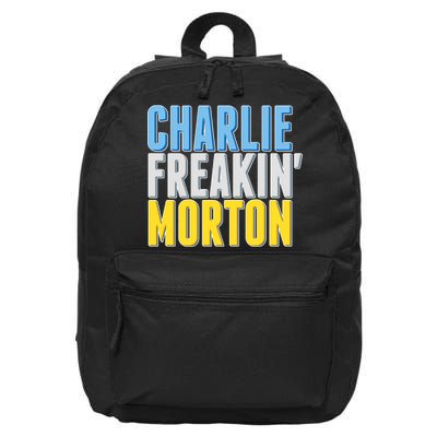 Charlie Freakin' Morton Tampa Bay baseball 16 in Basic Backpack