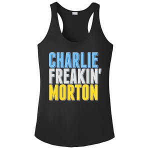 Charlie Freakin' Morton Tampa Bay baseball Ladies PosiCharge Competitor Racerback Tank