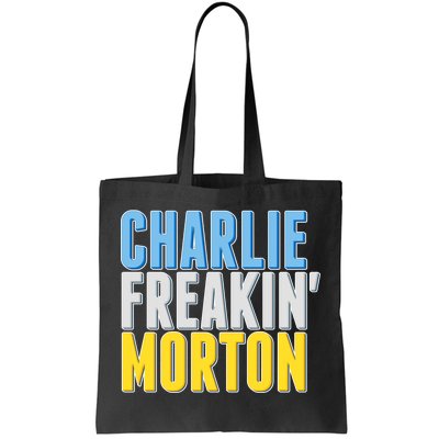 Charlie Freakin' Morton Tampa Bay baseball Tote Bag