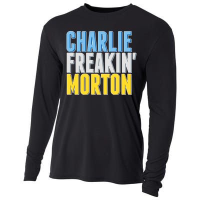 Charlie Freakin' Morton Tampa Bay baseball Cooling Performance Long Sleeve Crew