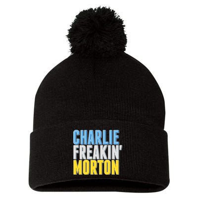 Charlie Freakin' Morton Tampa Bay baseball Pom Pom 12in Knit Beanie