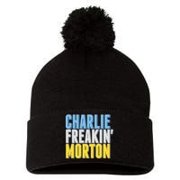 Charlie Freakin' Morton Tampa Bay baseball Pom Pom 12in Knit Beanie