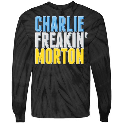 Charlie Freakin' Morton Tampa Bay baseball Tie-Dye Long Sleeve Shirt