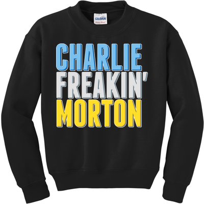 Charlie Freakin' Morton Tampa Bay baseball Kids Sweatshirt