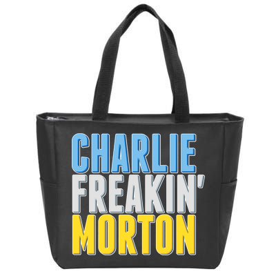 Charlie Freakin' Morton Tampa Bay baseball Zip Tote Bag