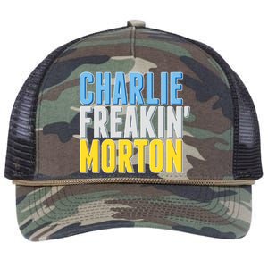 Charlie Freakin' Morton Tampa Bay baseball Retro Rope Trucker Hat Cap