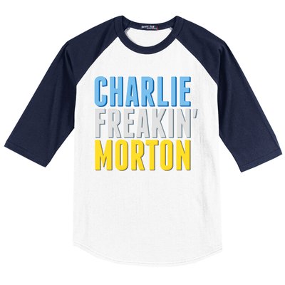 Charlie Freakin' Morton Tampa Bay baseball Baseball Sleeve Shirt