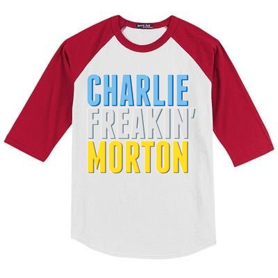 Charlie Freakin' Morton Tampa Bay baseball Kids Colorblock Raglan Jersey