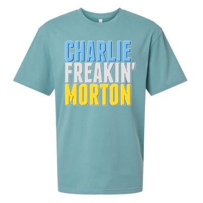 Charlie Freakin' Morton Tampa Bay baseball Sueded Cloud Jersey T-Shirt