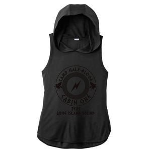 Camp Half Blood Ladies PosiCharge Tri-Blend Wicking Draft Hoodie Tank