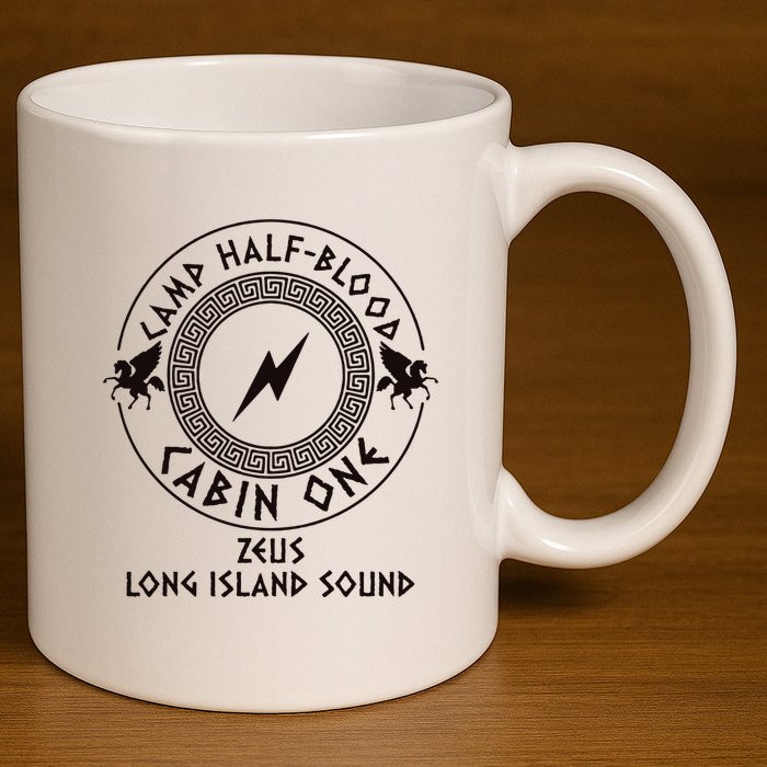 Camp Half Blood 11oz C Handle Ceramic Mug