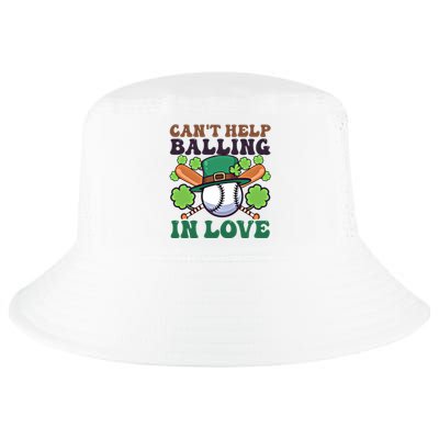 CanT Help Balling In Love Design St Patricks Baseball Cool Gift Cool Comfort Performance Bucket Hat