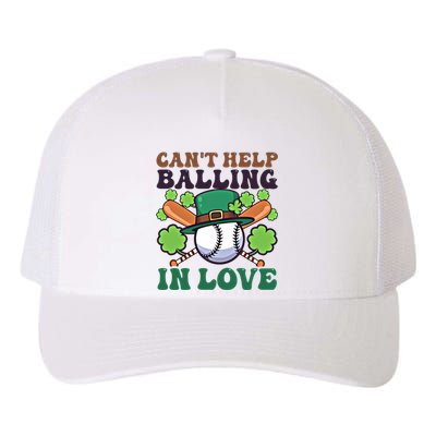 CanT Help Balling In Love Design St Patricks Baseball Cool Gift Yupoong Adult 5-Panel Trucker Hat