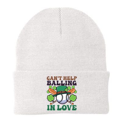 CanT Help Balling In Love Design St Patricks Baseball Cool Gift Knit Cap Winter Beanie