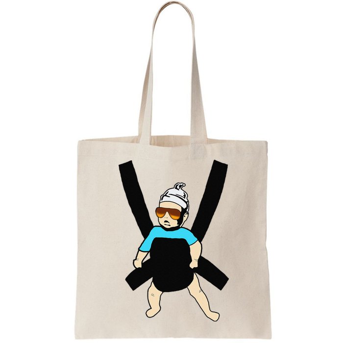 Carlos Hangover Baby with sunglasses in a strap Bag