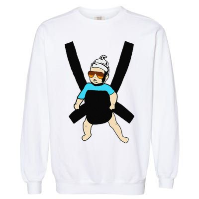 Carlos Hangover Baby with sunglasses in a strap Garment-Dyed Sweatshirt