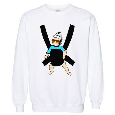 Carlos Hangover Baby with sunglasses in a strap Garment-Dyed Sweatshirt