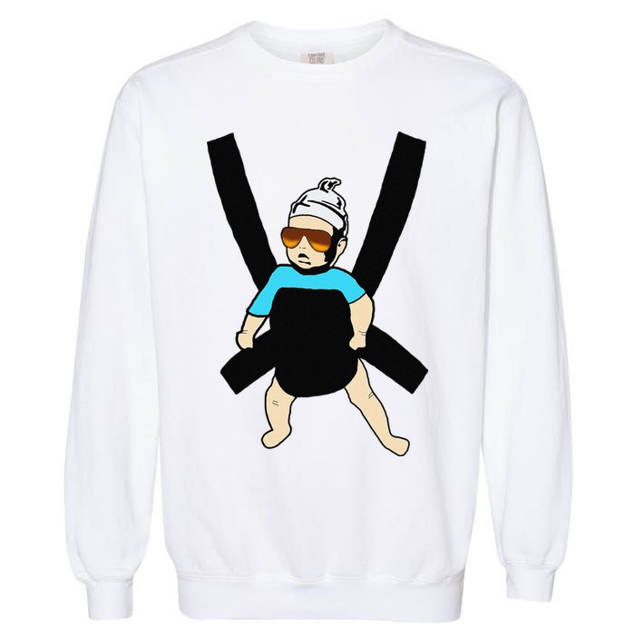 Carlos Hangover Baby with sunglasses in a strap Garment-Dyed Sweatshirt