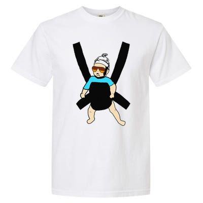 Carlos Hangover Baby with sunglasses in a strap Garment-Dyed Heavyweight T-Shirt