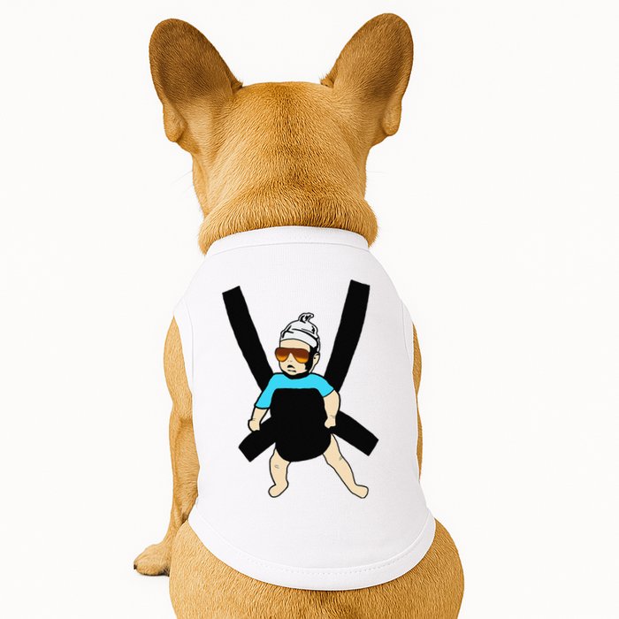 Carlos Hangover Baby with sunglasses in a strap Doggie Tank