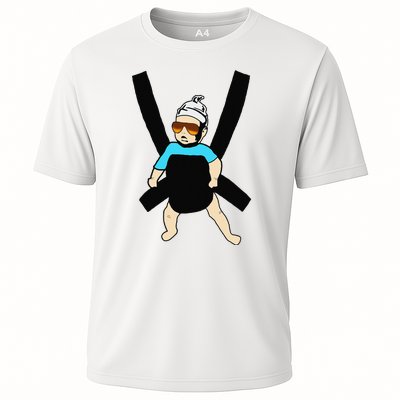 Carlos Hangover Baby with sunglasses in a strap Cooling Performance Crew T-Shirt