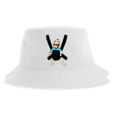 Carlos Hangover Baby with sunglasses in a strap Sustainable Bucket Hat