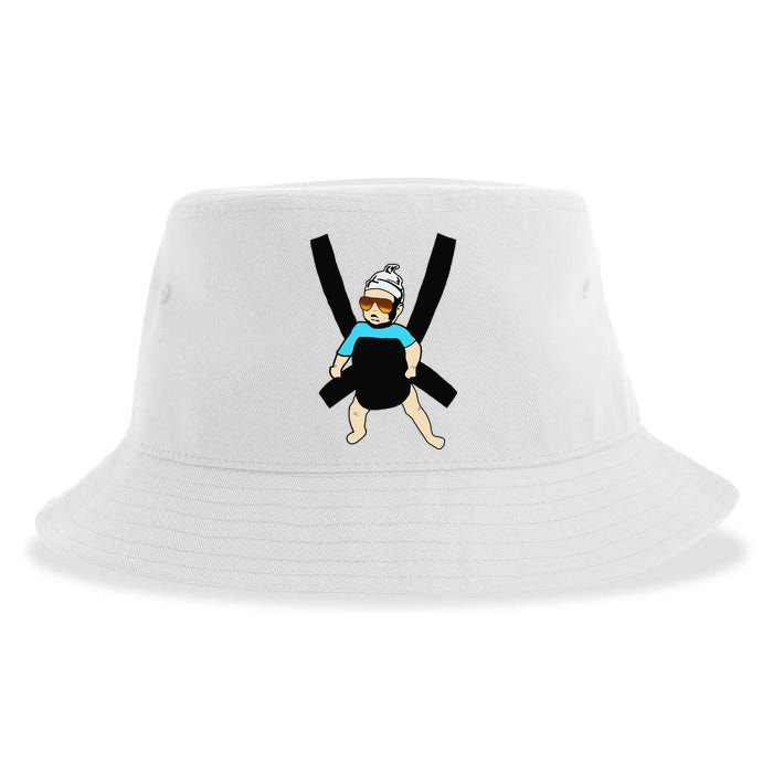 Carlos Hangover Baby with sunglasses in a strap Sustainable Bucket Hat