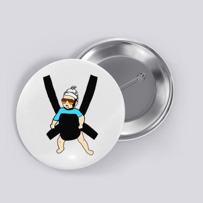 Carlos Hangover Baby with sunglasses in a strap Button