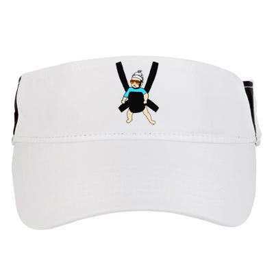 Carlos Hangover Baby with sunglasses in a strap Adult Drive Performance Visor