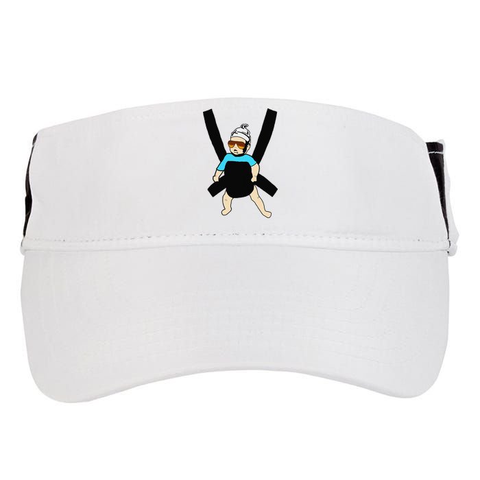 Carlos Hangover Baby with sunglasses in a strap Adult Drive Performance Visor