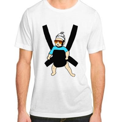 Carlos Hangover Baby with sunglasses in a strap Adult ChromaSoft Performance T-Shirt