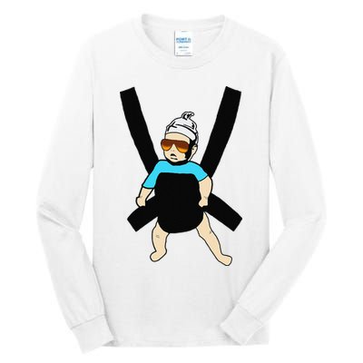 Carlos Hangover Baby with sunglasses in a strap Tall Long Sleeve T-Shirt