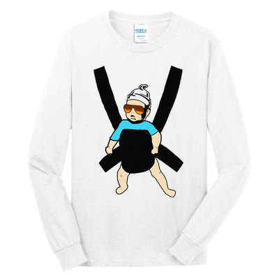 Carlos Hangover Baby with sunglasses in a strap Tall Long Sleeve T-Shirt