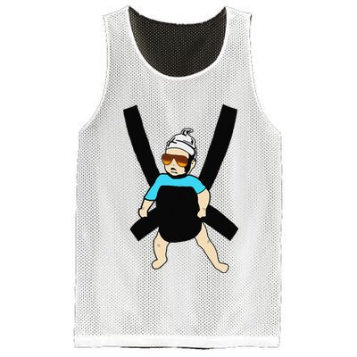 Carlos Hangover Baby with sunglasses in a strap Mesh Reversible Basketball Jersey Tank