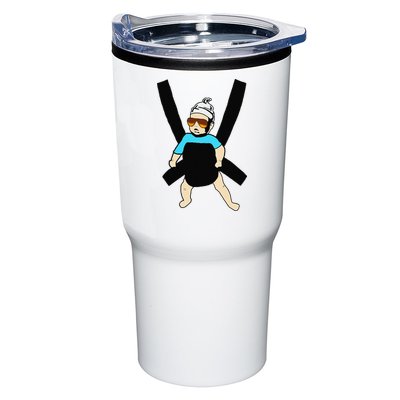 Carlos Hangover Baby with sunglasses in a strap Tumbler