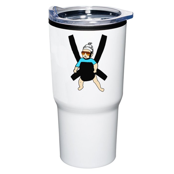 Carlos Hangover Baby with sunglasses in a strap Tumbler