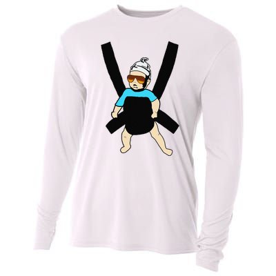 Carlos Hangover Baby with sunglasses in a strap Cooling Performance Long Sleeve Crew