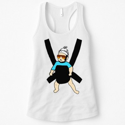 Carlos Hangover Baby with sunglasses in a strap Womens Tank Top
