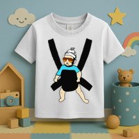 Carlos Hangover Baby with sunglasses in a strap Toddler T-Shirt
