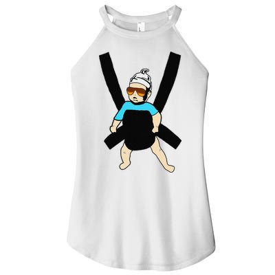 Carlos Hangover Baby with sunglasses in a strap Women's Perfect Tri Rocker Tank