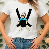 Carlos Hangover Baby with sunglasses in a strap Womens T-Shirt